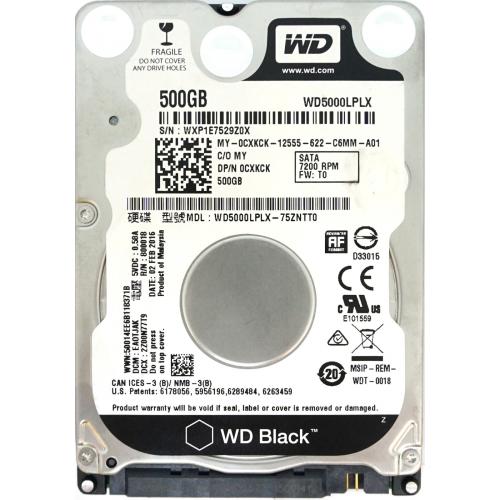 Hard Disk Western Digital Black 500GB, SATA, 32MB, 2.5inch