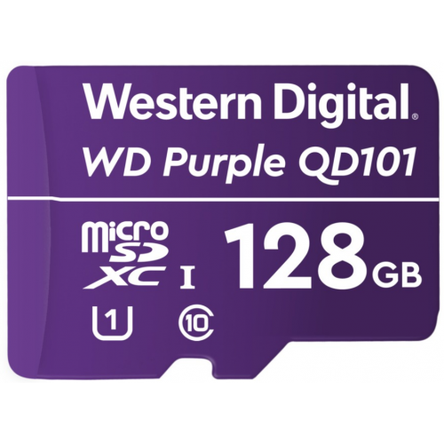 Micro Secure Digital Card Western Digital, 128GB, Clasa 10, Purple