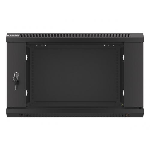 Rack Lanberg wall-mounted, 19inch, 6U, 600x600mm, Black