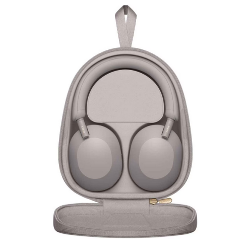 Casti cu microfon Sony WH1000XM5P, Bluetooth/3.5 mm jack, Smoky Pink