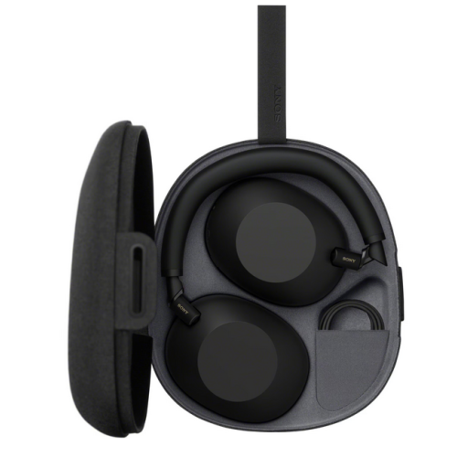 Casti cu microfon Sony WH-1000XM6, Bluetooth/3.5 mm jack, Black