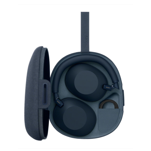 Casti cu microfon Sony WH-1000XM6, Bluetooth/3.5 mm jack, Blue
