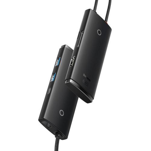 Docking Station Baseus Lite WKQX050001, USB-C, Black