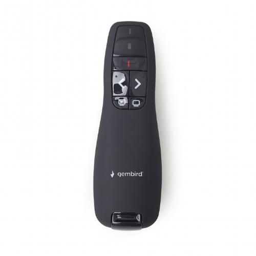 Presenter Laser Gembird Laser WP-L-02, USB Wireless, Black