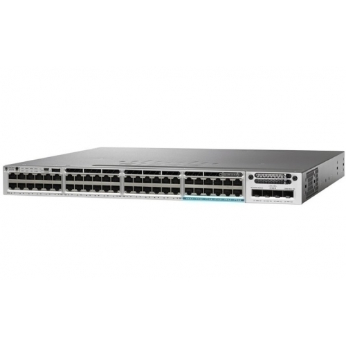 Switch Cisco Catalyst WS-C3850-48F-E, 48 porturi, PoE+
