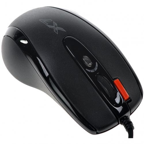 Mouse Optic A4Tech Oscar X-710BK, USB, Black - DESIGILAT