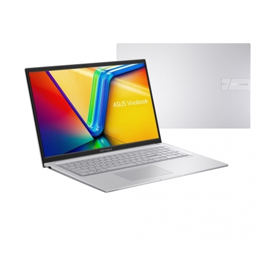 Laptop ASUS VivoBook 17 X1704ZA-AU066W, Intel Core i5-1235U, 17.3inch, RAM 8GB, SSD 512GB, Intel Iris Xe Graphics, Windows 11, Cool Silver