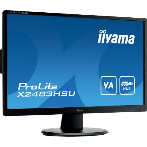 Monitor LED Iiyama ProLite X2483HSU-B5, 23.8inch, 1920x1080, 4ms GTG, Black