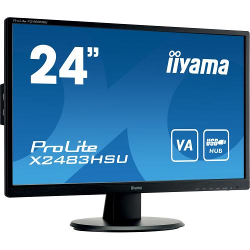 Monitor LED Iiyama ProLite X2483HSU-B5, 23.8inch, 1920x1080, 4ms GTG, Black