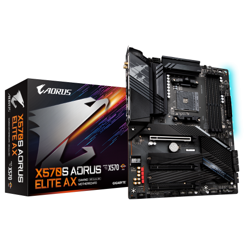 Placa de baza Gigabyte X570S AORUS ELITE AX, Socket AM4