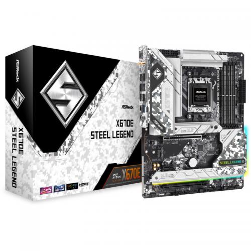 Placa de baza AsRock Socket X670E STEEL LEGEND AM5