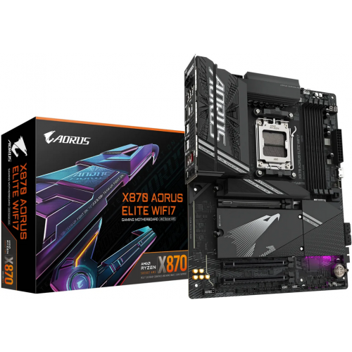 Placa de baza Gigabyte X870 A ELITE WIFI7, AMD X870, Socket AM5, ATX