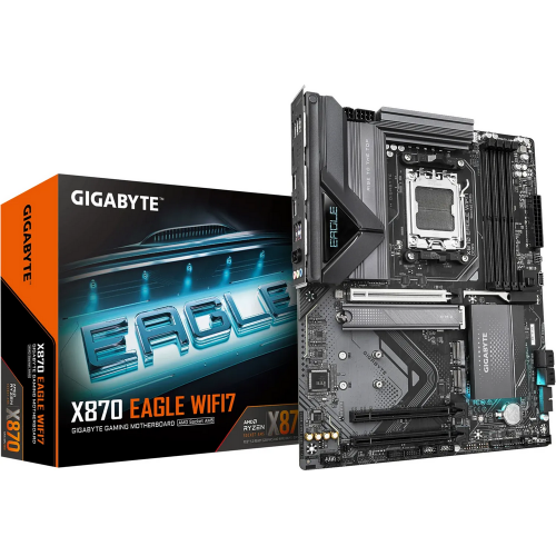 Placa de baza Gigabyte X870 EAGLE WIFI17, AMD X870, Socket AM5, ATX