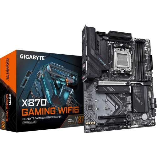 Placa de baza Gigabyte X870 GAMING WIFI6, AMD X870, Socket AM5, ATX