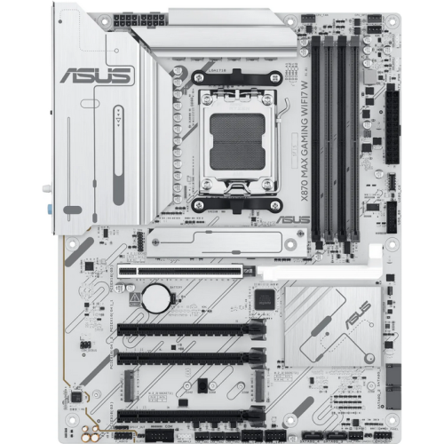 Placa de baza ASUS X870 MAX GAMING WIFI7 W, AMD X870, Socket AM5, ATX