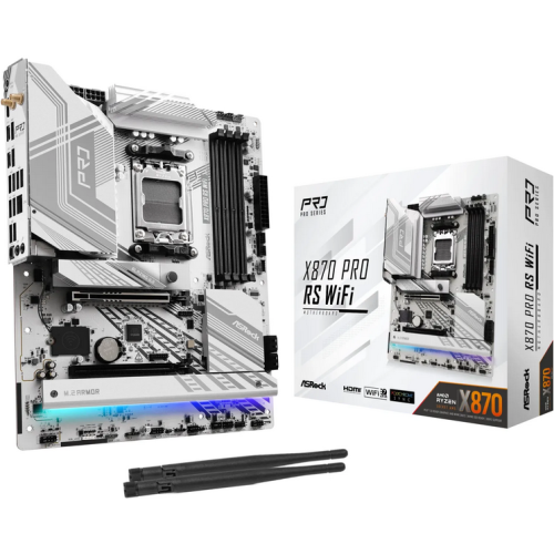 Placa de baza ASRock X870 Pro RS WiFi, AMD X870, Socket AM5, ATX