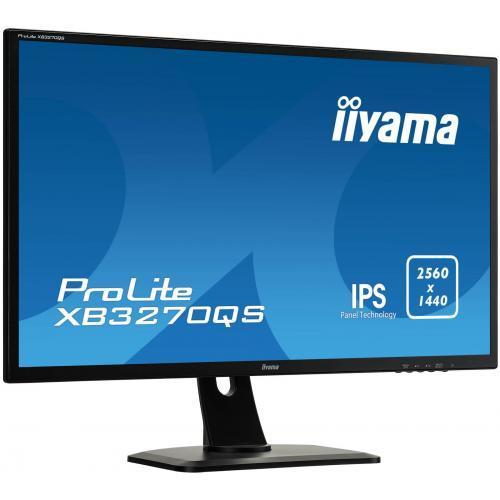 Monitor LED Iiyama ProLite XB3270QS-B5, 31.5inch, 2560x1440, 4ms GTG, Black