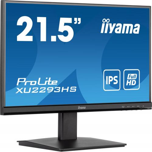 Monitor LED Iiyama ProLite XU2293HS-B5, 21.5inch, 1920x1080, 3ms GTG, Black