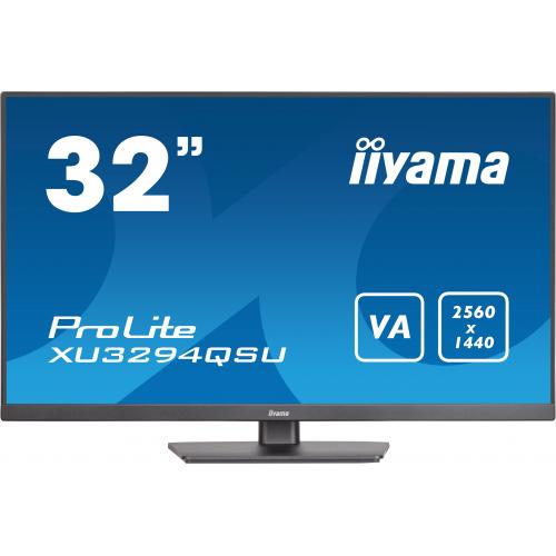 Monitor LED Iiyama ProLite XU3294QSU-B1, 31.5inch, 2560x1440, 4ms GTG, Black