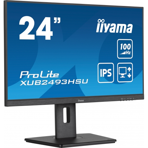 Monitor LED Iiyama ProLite XUB2493HSU-B6, 23.8inch, 1920x1080, 1ms, Black