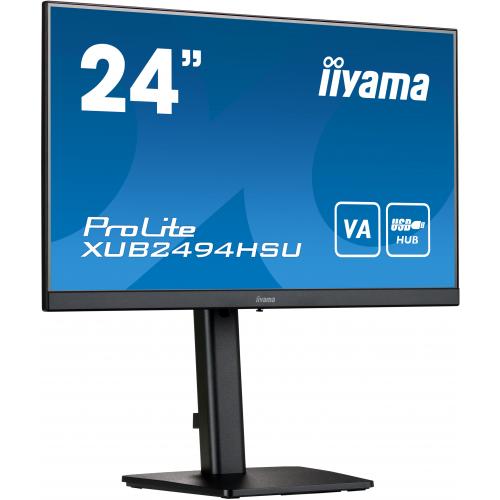 Monitor LED Iiyama XUB2494HSU-B2, 24inch, 1920x1080, 4ms, Black