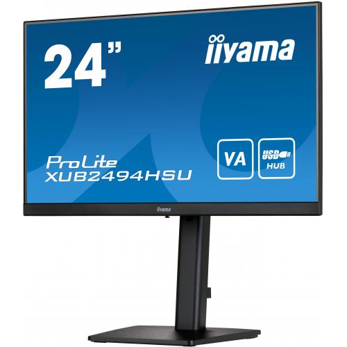 Monitor LED Iiyama XUB2494HSU-B2, 24inch, 1920x1080, 4ms, Black