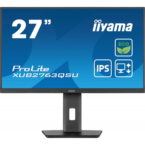 Monitor LED Iiyama ProLite XUB2763QSU-B1, 27inch, 2560x1440, 2ms GTG, Black