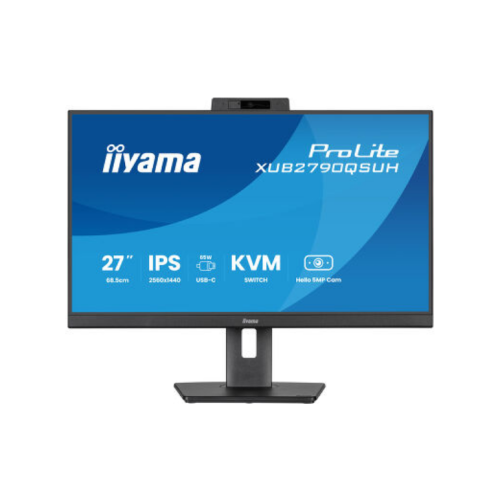 Monitor LED Iiyama ProLite XUB2790QSUH-B2, 27 inch, 2560 x 1440 pixeli, 0.4 ms MPRT, Black
