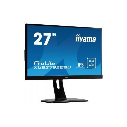 Monitor LED Iiyama ProLite XUB2792QSU-B5, 27inch, 2560x1440, 5ms GTG, Black