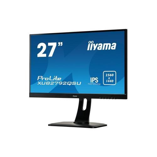 Monitor LED Iiyama ProLite XUB2792QSU-B5, 27inch, 2560x1440, 5ms GTG, Black