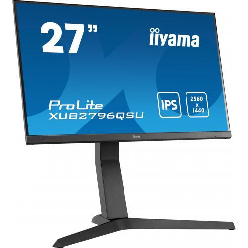 Monitor LED Iiyama ProLite XUB2796QSU-B5, 27inch, 2560x1440, 1ms, Black