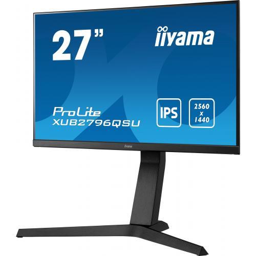 Monitor LED Iiyama ProLite XUB2796QSU-B5, 27inch, 2560x1440, 1ms, Black