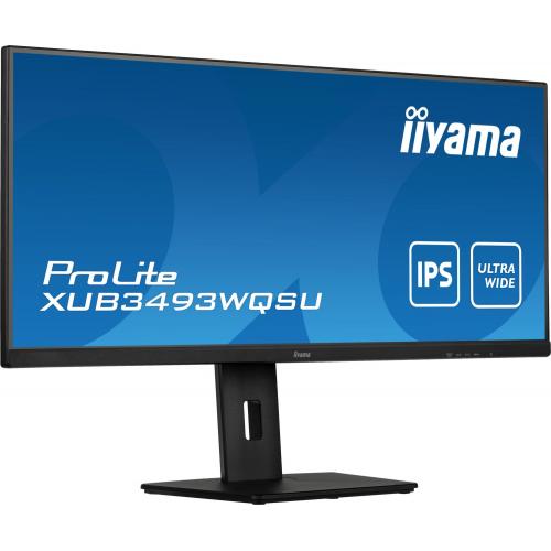 Monitor LED Iiyama ProLite XUB3493WQSU-B5, 34inch, 3440x1440, 4ms, Black