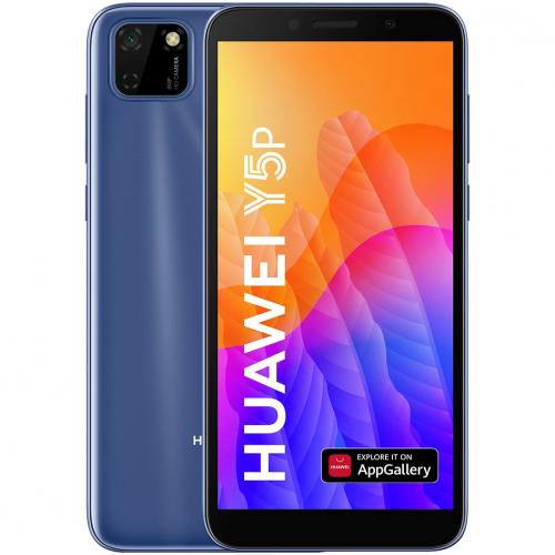Telefon Mobil Huawei Y5P (2020) Dual SIM, 32GB, 2GB RAM, 4G, Phantom Blue