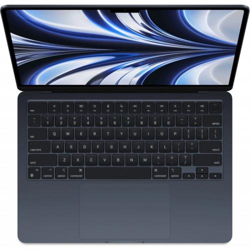 Laptop Apple MacBook Air 13 with Liquid Retina (2022), Apple M2 Octa Core, 13inch, RAM 16GB, SSD 1TB, Apple M2 10 Core Graphics, RO KB, macOS Monterey, Midnight