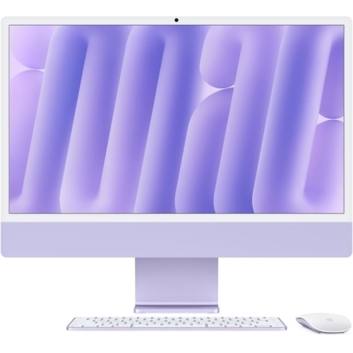 Calculator Apple iMac 4.5K Retina (2024) AIO, Apple M4 Octa Core, 24 inch, RAM 16GB, SSD 512GB, Apple M4 8 core, macOS Sequoia, INT KB, Purple