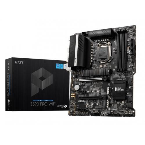 Placa de baza MSI Z590 PRO WIFI, Intel Z590, Socket 1200, ATX