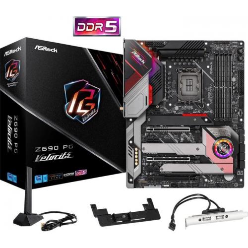 Placa de baza Asrock Z690 PG VELOCITA, LGA 1700