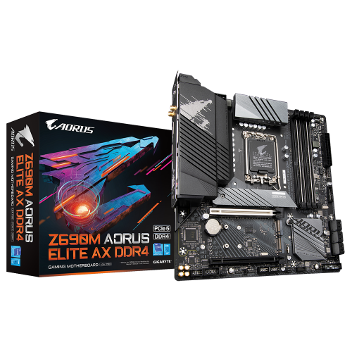 Placa de baza Gigabyte Z690M A ELITE AX, LGA 1700