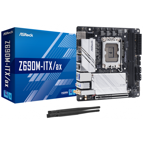 Placa de baza ASRock Z690M-ITX/AX, LGA 1700