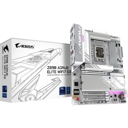 Placa de baza Gigabyte Z890 AORUS ELITE WIFI7 ICE, Intel Z890, Socket 1851, ATX