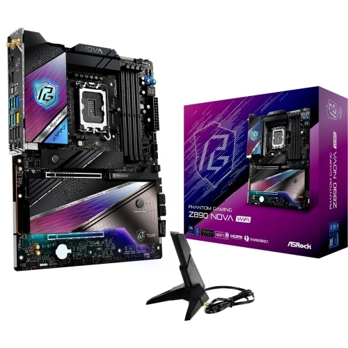 Placa de baza ASRocK Phantom Gaming Z890 Nova WiFi, Intel Z890, Socket 1851, ATX