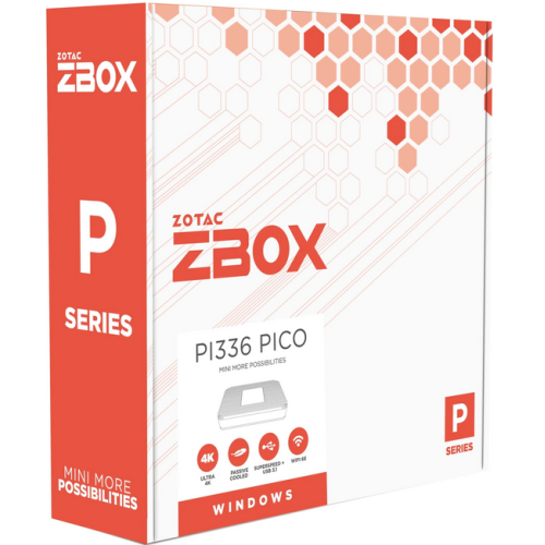 Calculator Zotac ZBOX Pico PI336, Intel Core Celeron N6211, 4GB RAM, eMMC 128GB, Intel UHD Graphics, Windows 11 Pro