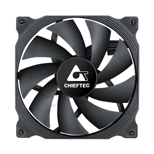 Ventilator Chieftec ZF-1425PWM, 140mm, Black