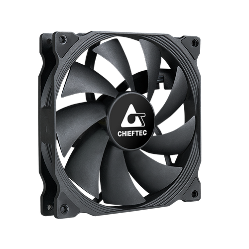 Ventilator Chieftec ZF-1425PWM, 140mm, Black