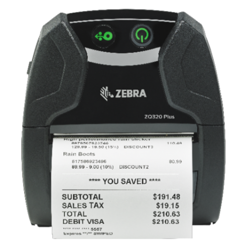 Imprimanta termica portabila Zebra ZQ320 Plus ZQ32-A0E04TE-00
