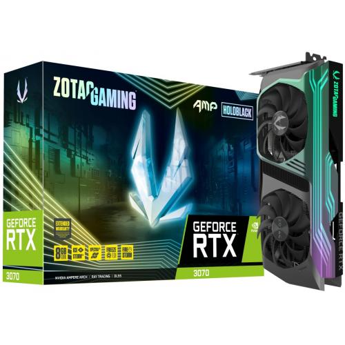 Placa video Zotac nVidia GeForce RTX 3070 AMP Holo LHR 8GB, GDDR6, 256bit