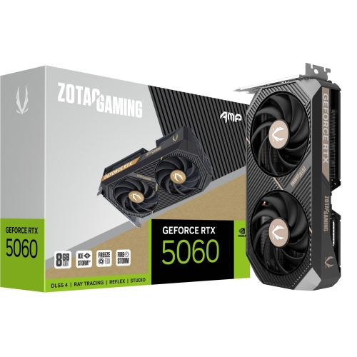 Placa video Zotac nVidia GeForce RTX 5060 AMP 8GB, GDDR7, 128 bit