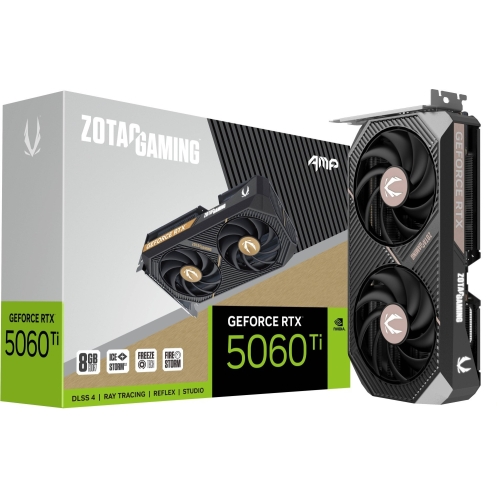 Placa video Zotac nVidia GeForce RTX 5060 TI AMP 8GB, GDDR7, 128 bit