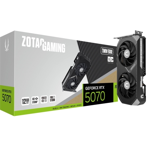 Placa video Zotac nVidia GeForce RTX 5070 Twin Edge OC 12GB, GDDR7, 192 bit